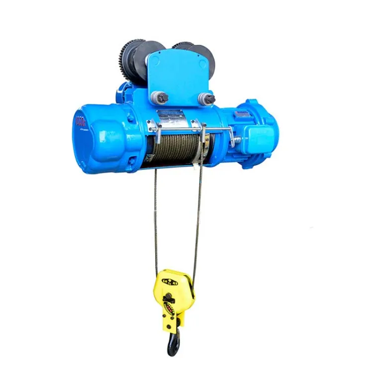 Material Pulling Building Motor Lifting Construction Crane Wire Rope Electric Chain Hoist for Car Mining 3ton 12M