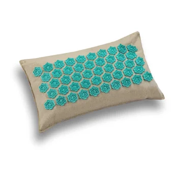 Высококачественная подушка для точечного снятия боли в спине из 100% льна с пластиковыми