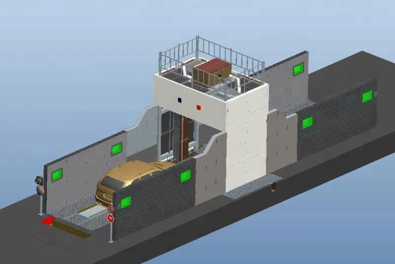 Small Vehicle Inspection System Customizable X-Ray Car Scanner with Excellent Integration Security & Protection Product