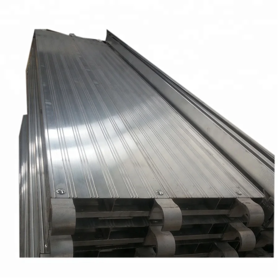 2m Mobile Scaffold Plank Aluminum Folding Scaffold Plank Scaffold Platform With Hook