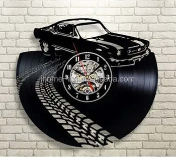 Orologio da parete in vinile a forma di gatto nero, silenzioso, per casa, camera da letto, soggiorno, decorazione da parete, regalo per le vacanze, 30,5 cm