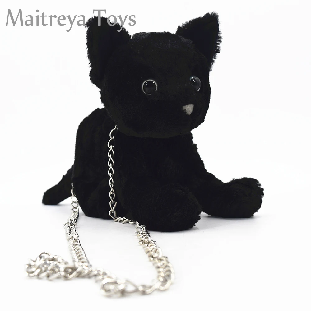 メタルチェーン最新ファッションガールズぬいぐるみかわいい黒猫動物ショルダーバッグ Buy ぬいぐるみ猫バッグ 最新のファッションガールズバッグ ぬいぐるみバッグ Product On Alibaba Com