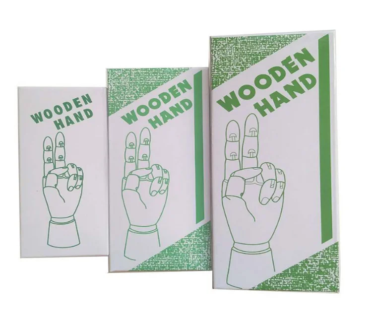 Different Size Art Hand Model 8 Inches 10 Inches 12 Inches Wooden