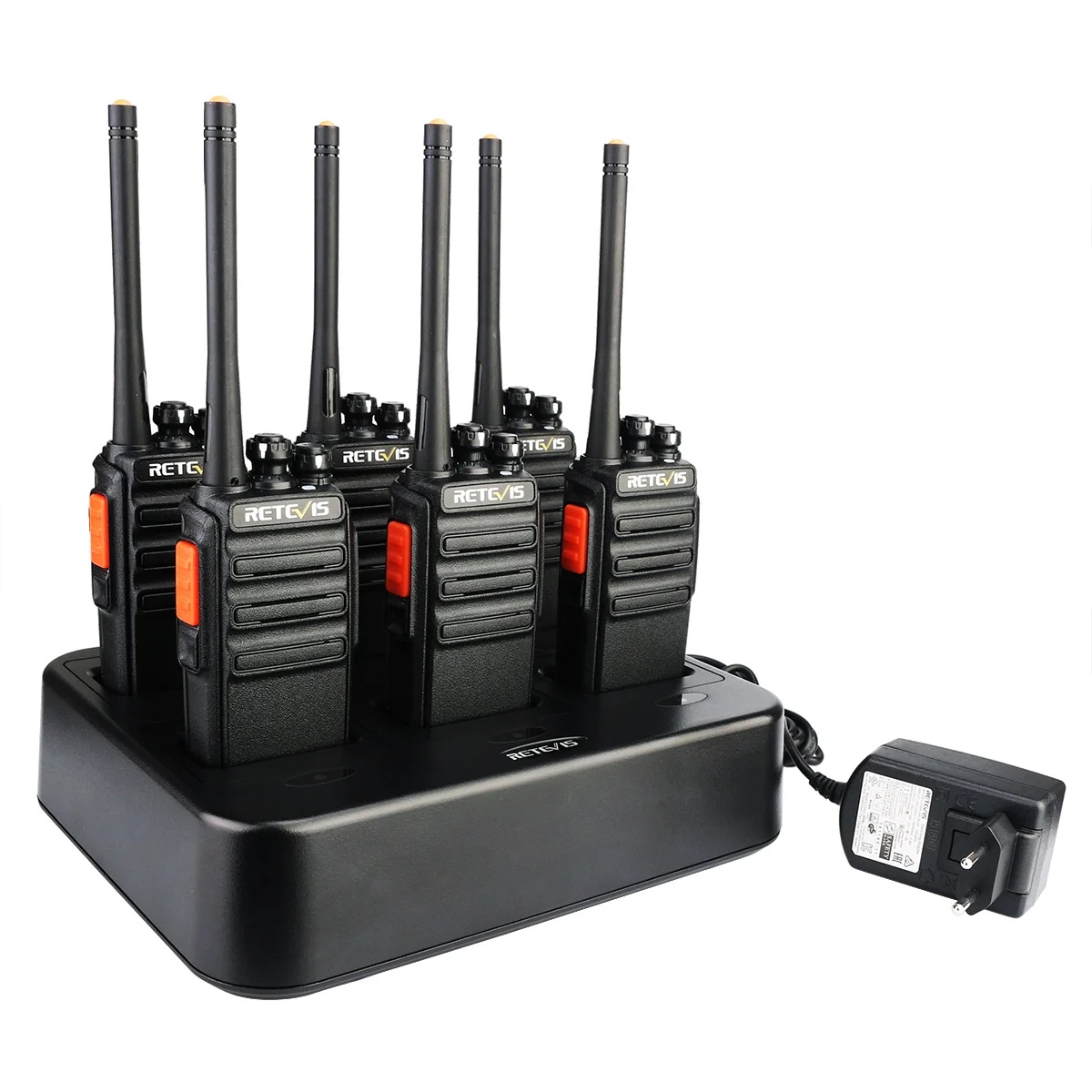 Wholesale 6PACK Retevis H777S long range restaurant walkie talkie UHF high  frequency Handheld Two Way Radio With 6-way Rapid Charger From