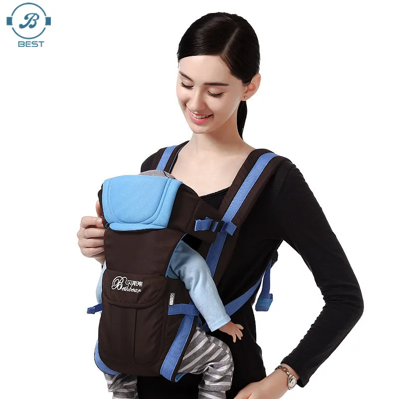Beth Bear 0-30 Months Breathable Front Facing Baby Carrier 4 in 1 Infant 