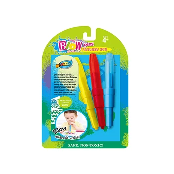 Blow Pen Set Blow Art Pens Professional Manufacture 3 Colours Art Marker