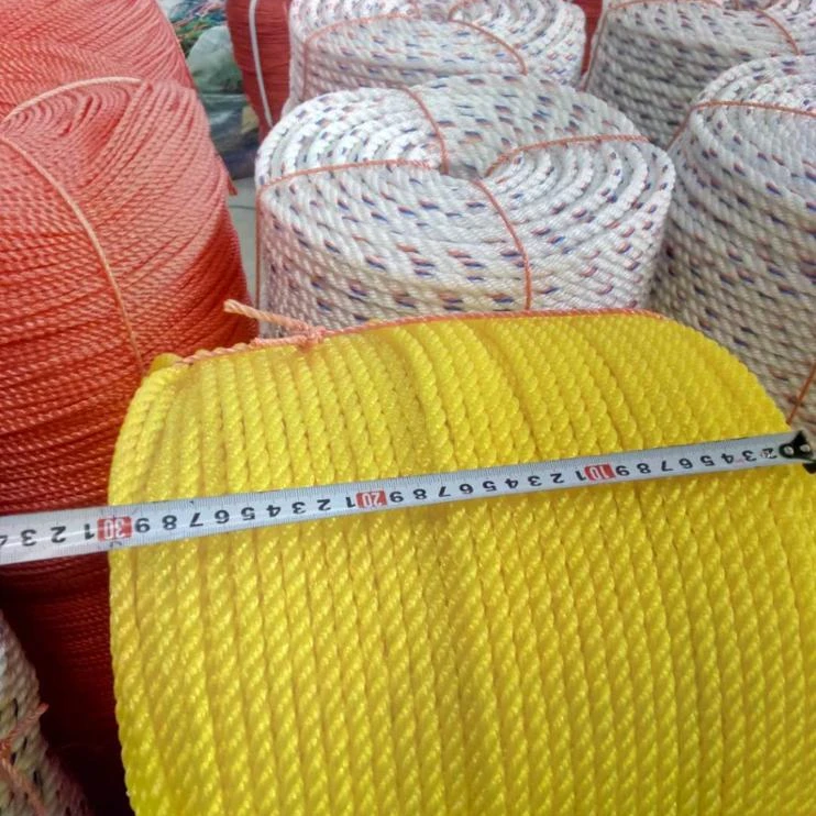 
 Высокое качество 3 нитка Скрученная PE рыболовная веревка  