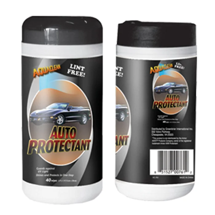 Auto  protectant  cleaning wet wipes