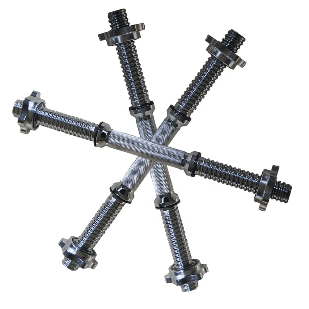 Высокое качество оптовая продажа тренажерный зал резьбовые штанги из пластика/покрытием гантели бар с 2 звезды ошейники для собак