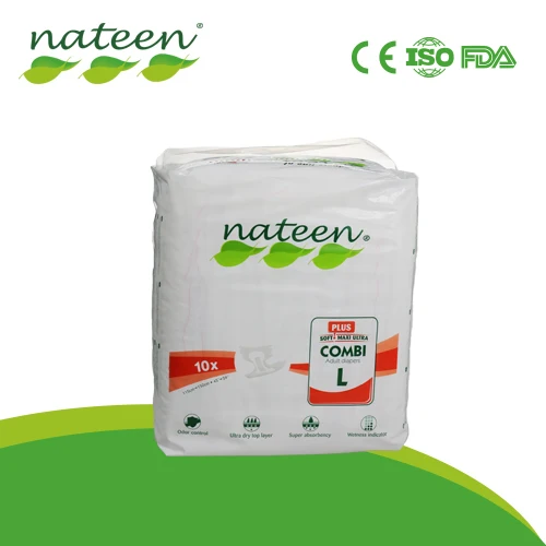 Nateen - Combi Plus - Adult Diaper (Medium) >2450ml