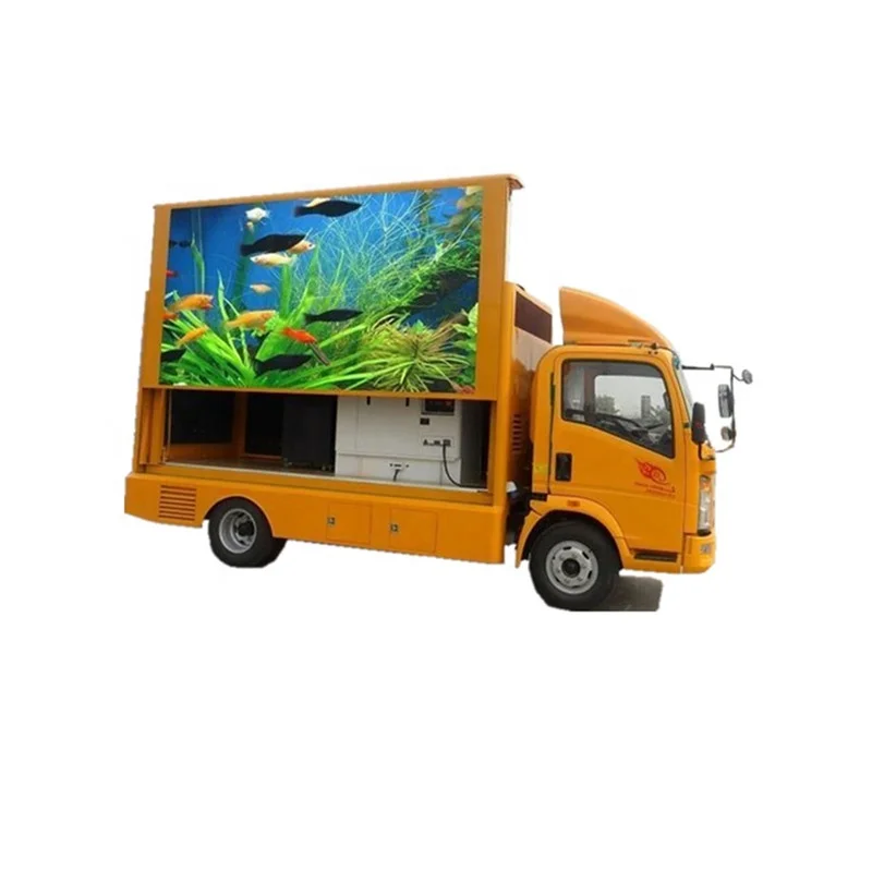 Outdoor Display Screens: Food Trucks & Promotional Vehicles