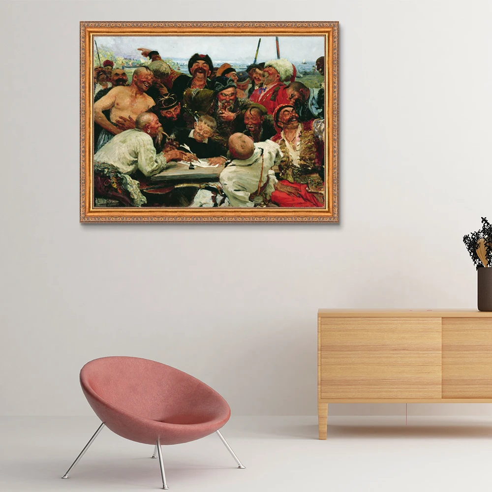 Reproductions Canvas Writing a Letter Turkish Sultan Famous Realistic Oil Painting With Frame