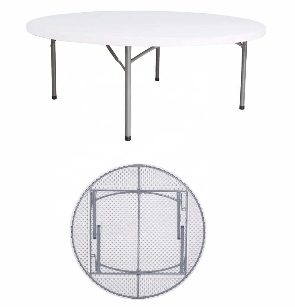 8ft Promotional Wholesale Collapsible Folding Picnic Camping Round