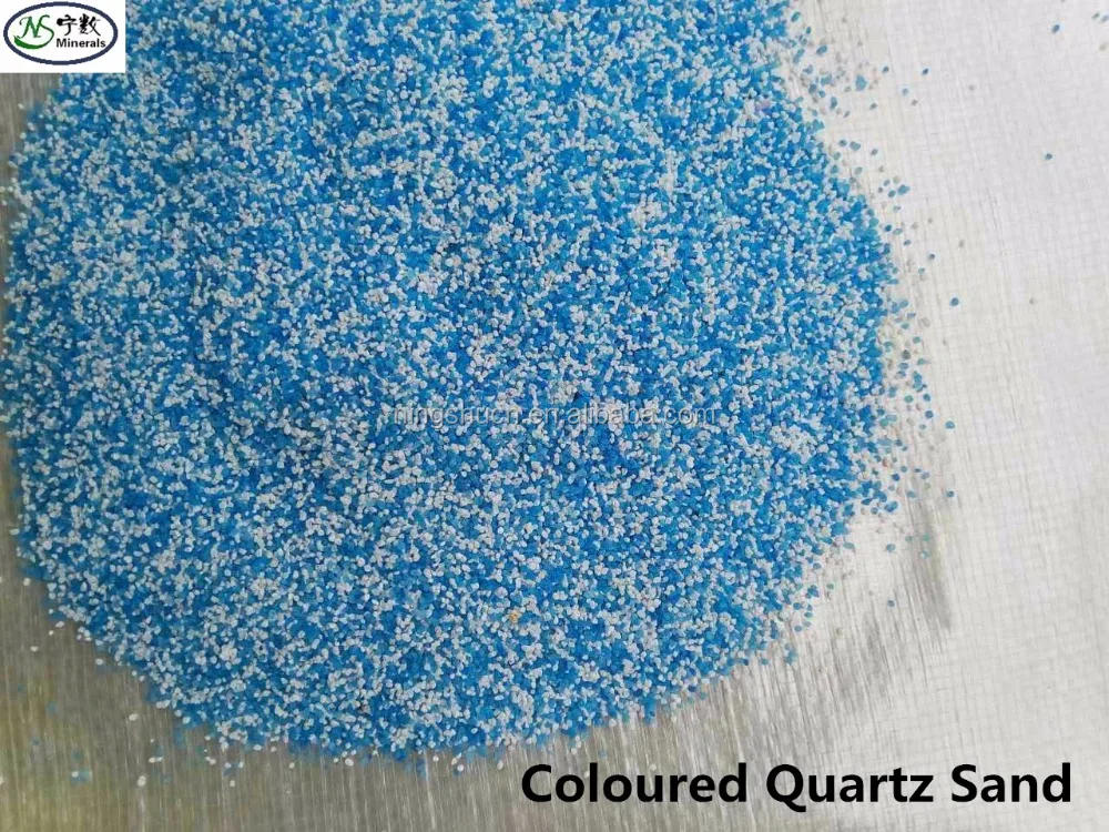 Coloured Quartz Sand for Epoxy Floor Coatings NS Brand