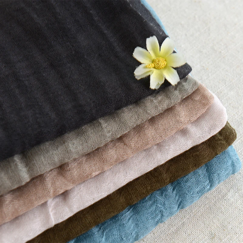 Тонкое плетение 55% лен 45% хлопок сетчатая ткань