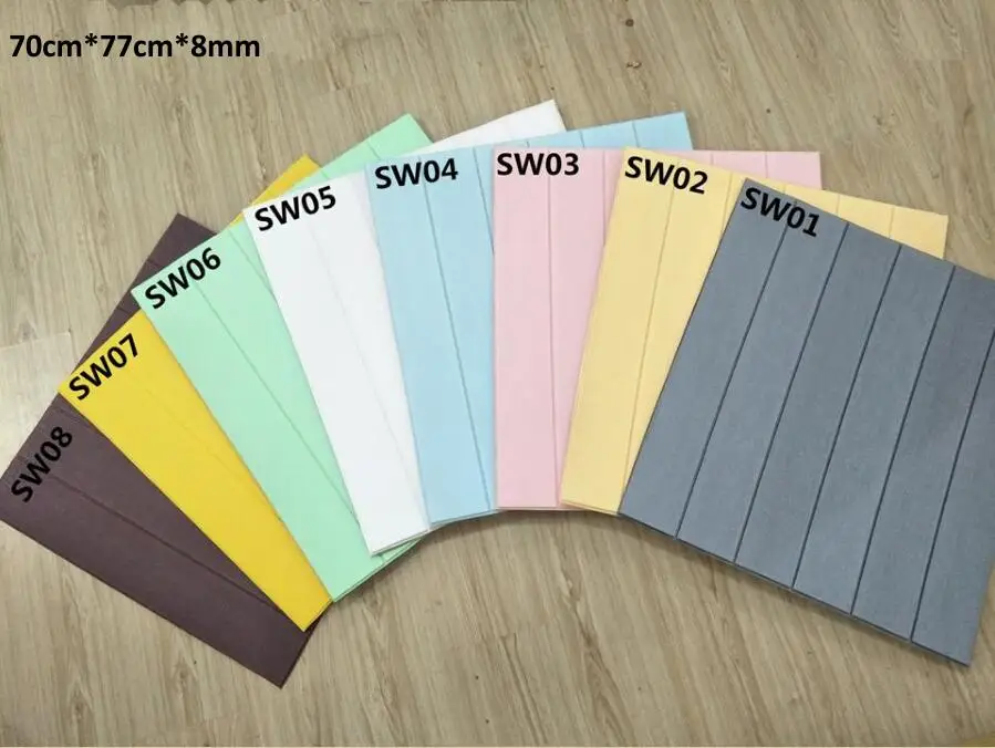 self adhesive wallpaper 3d foam sponge wall paper sticker