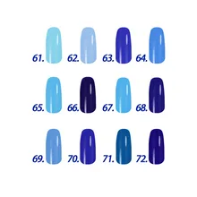 Free shipping Royal Blue Series 12 pcs Inail Gel Nail Polish 15ml 12 colors for choice