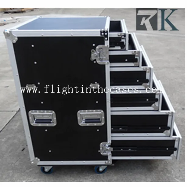 RK Drawer case with Wheels/aluminum Flight case with Drawers/flight ...