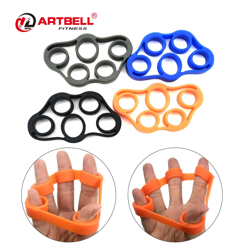 
Силиконовый растягиватель пальцев, тренажер для пальцев, эспандер с различной прочностью, ручной захват, набор прочности для запястий 