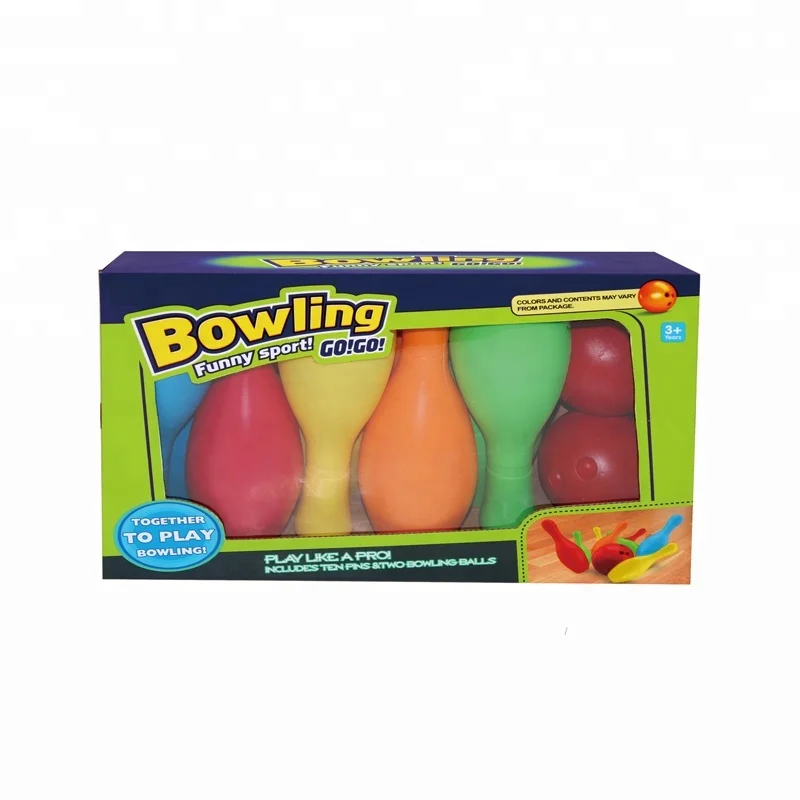 Shantou ept оптовая продажа Спортивная игрушка пластиковые шары детская для боулинга игровой набор с