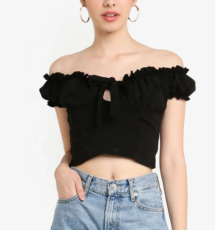 fancy black top