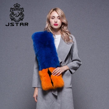 Attractive Design Real Winter Boa Woman Fox Fur Scarf