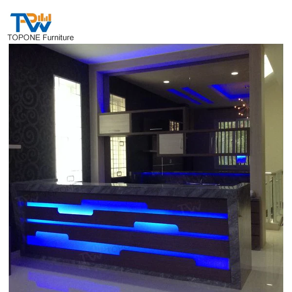 Modern Environmental Protection Top Design LED Bar Furniture Bar Counter