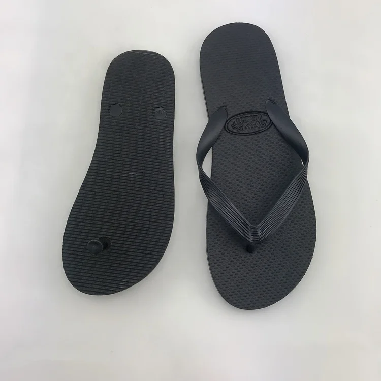 Лидер продаж низкая цена однотонные черные мужские шлепанцы на плоской подошве с принтом заказ оптовая продажа