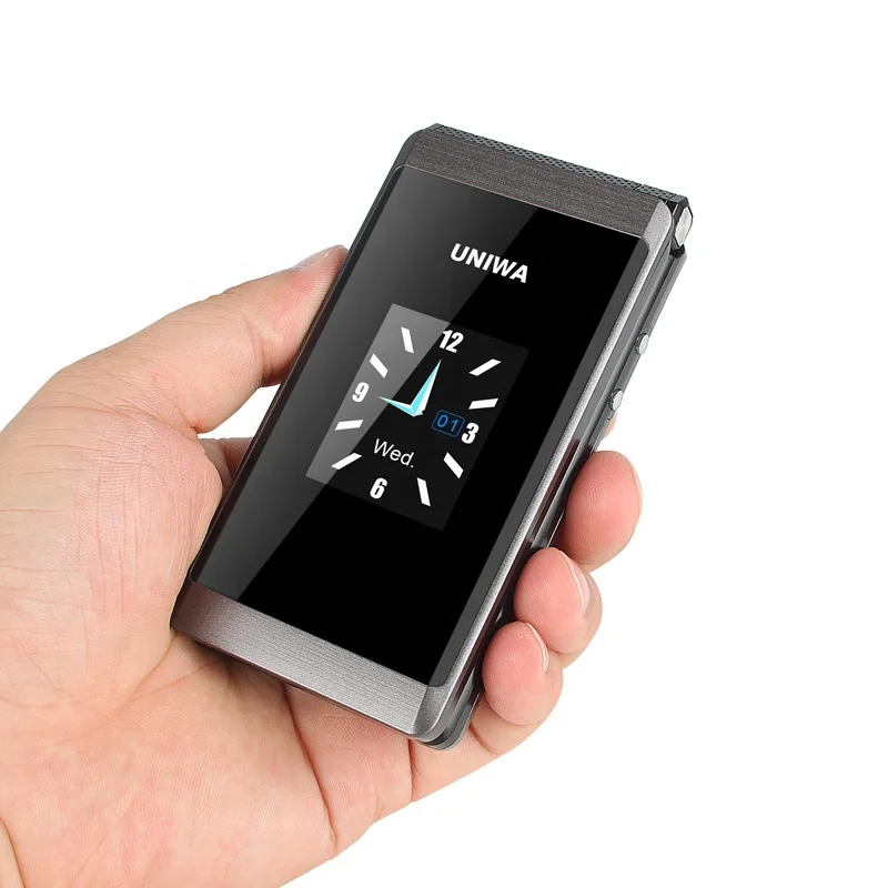 UNIWA X28 Big Button Big Font Flip Cell Phone SOS Speed Dialing Senior Phone