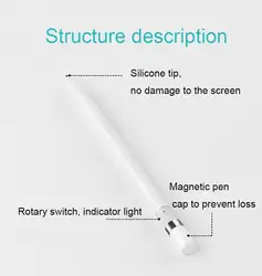 Новый вращающийся цифровой стилус WENKU по часовой стрелке, перезаряжаемый сенсорный Стилус с ультратонким наконечником для iPad, IOS, Android
