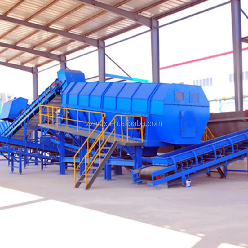 Municipal Solid Waste Separator Trommel Screen Compost