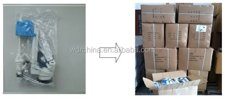 Manual Single Lever Bath PP Wc Flush Valve China Water tank Fitting