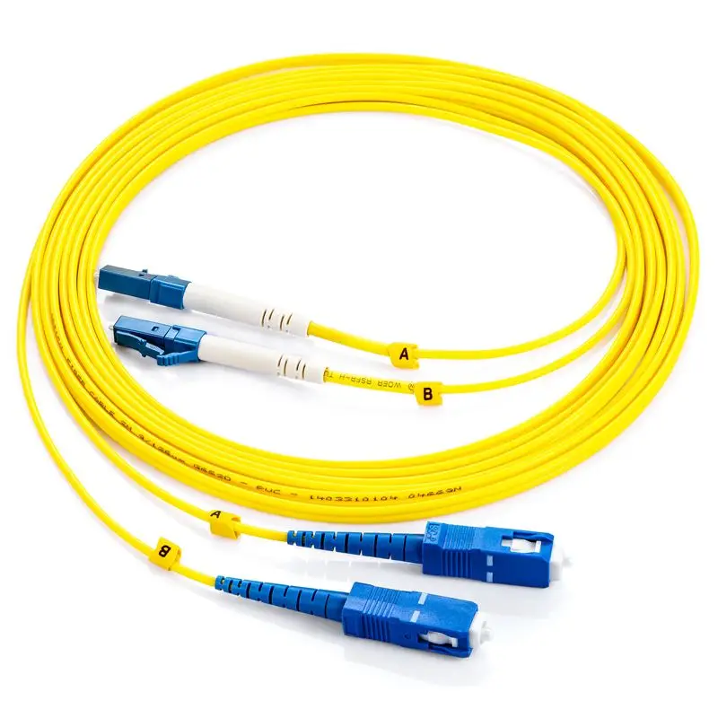 Патч корд lc lc. SC/LC 50sm Optical Patch Cord 1mtr. Волоконно-оптич. Шнур LC/UPC-SC/UPC Duplex SM 9/125кмк 20м. Оптоволоконный кабель дуплекс одномодовый LC to SC. Fiber Optic Patch Cord SC-LC.