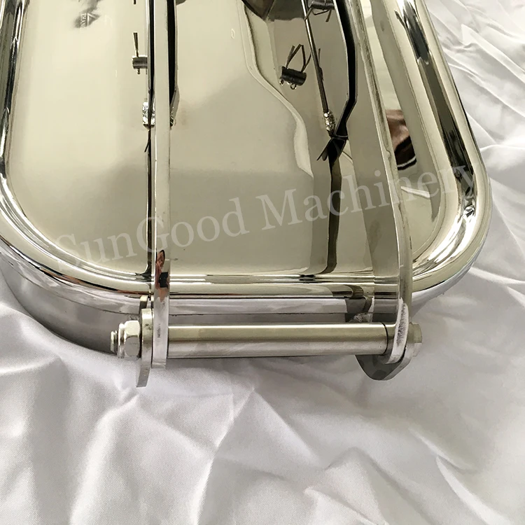 
 Небольшой квадратный люк SUS316/санитарная крышка люка/Люк из нержавеющей стали  