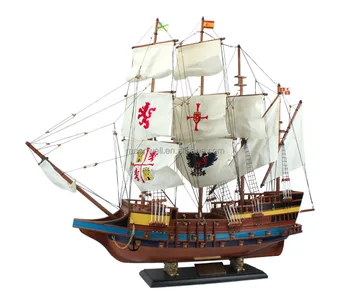 Y 中古 スペイン ガレオン船 大型 73cm 木製 模型 インテリア 組立済 HTB1NwThKFXXXXXBXVXXq6xXFXXX3.
