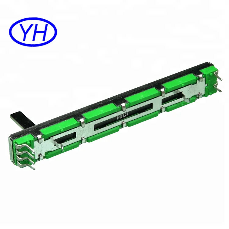 Fader in mixer PS30M PS60M PS45M ALPHA RA6044 100mm 60mm 45mm 30mm 20mm travel 10K 20K 50K 100K fader slide potentiometer 60mm