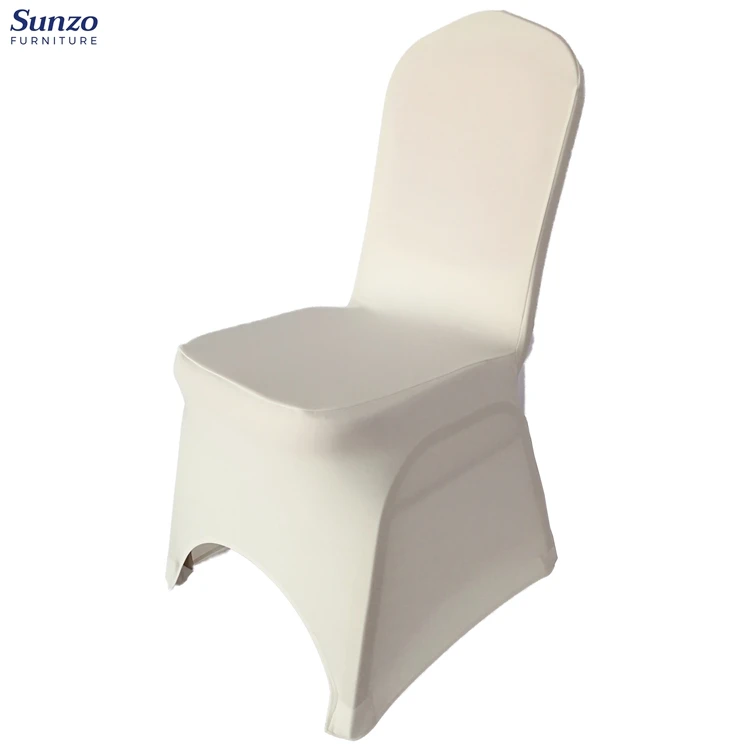 White Flower Spandex Chair Cover/white Wedding Cover
