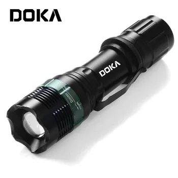 Manufacturers Army Long Distance Strong Light Fast Track Hunting Zoom Flashlight Led Torch Light