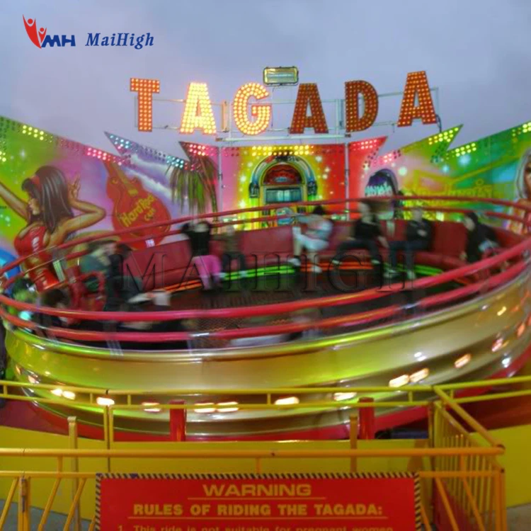 Fashional Design Kids Rides Rotating Used Game Machine Disco Tagada