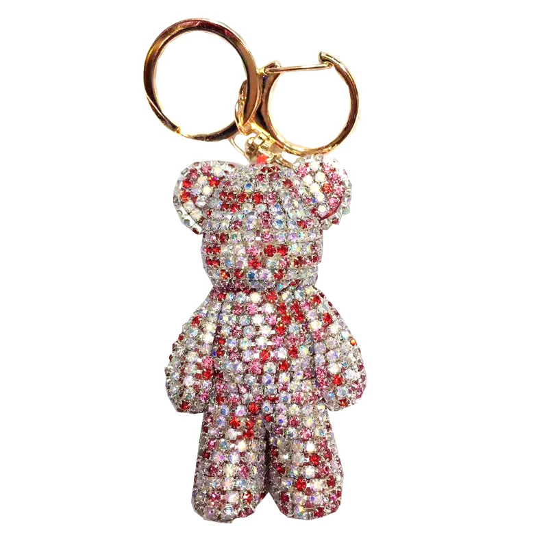 Alloy Key Chain Anime Key Buckle Pendant Crystal Car Key Chain Luggage and Bags case Upholstery Supplies Dolls