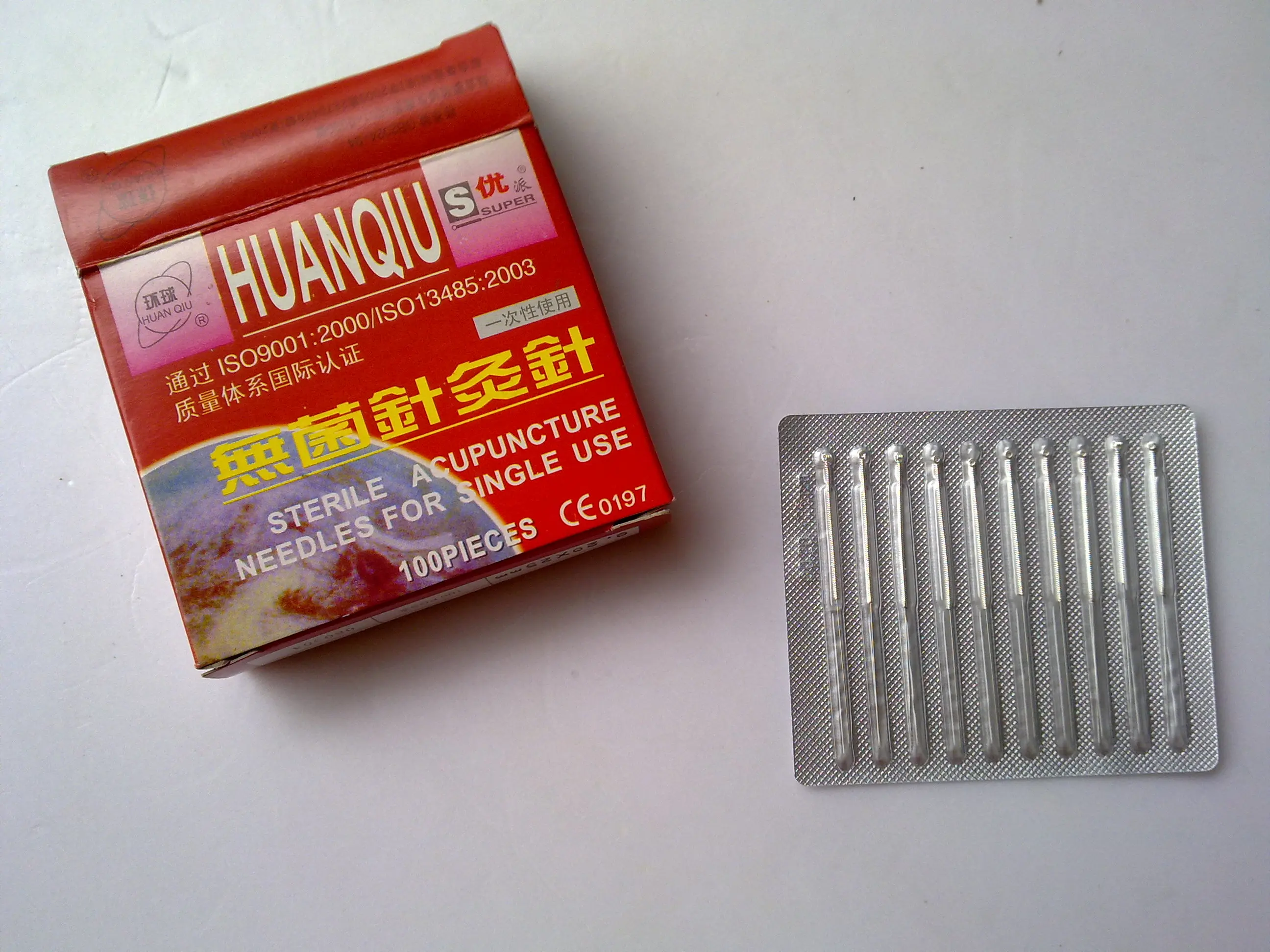 
Одноразовая акупунктурная игла Huanqiu 