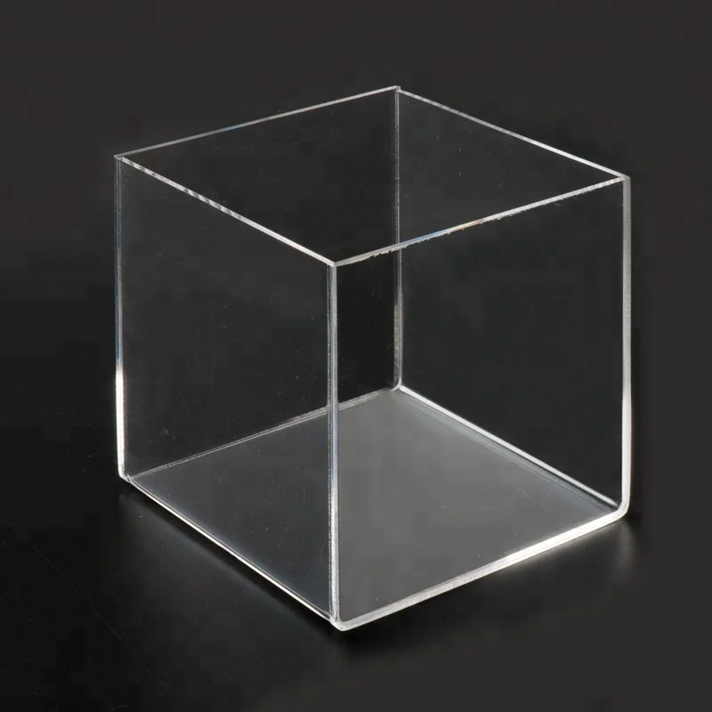 6 Frosted Square 5-Sided Cubes (8/case)