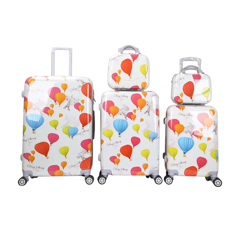 Colorful Gradient Women Girls Luggage Set Ready Stock PC Travel Valise -  China Wholesale Travel Luggage and Luggage price