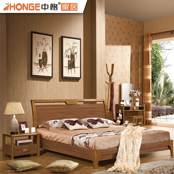 Zhongge Home Bedroom Sets Simple Wooden Double Bed Design Furniture View Double Bed Design Furniture Zhongge Product Details From Foshan Zhongge Furniture Industrial Co Ltd On Alibaba Com
