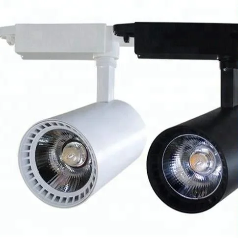 China Manufacturer Global Gallery CRI80 9w Alu Cob Track Lighting, 12w Dimmable Led Track Light