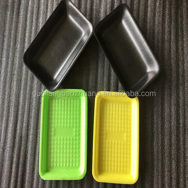 Fruit and Meat Packaging Vacuum Forming Styrofoam Trays With/without Absorbent Pads