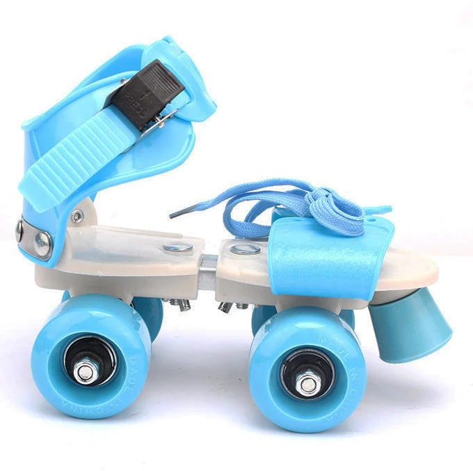 Kids Adjustable Sepatu Road 4 Wheels Dry Roller Skates
