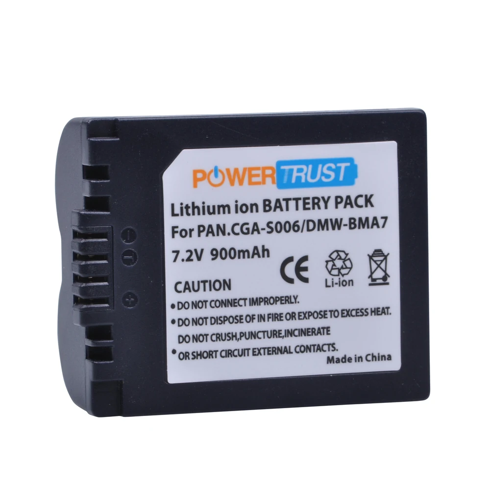 
CGA-S006 CGA S006 CGAS006 CGR-S006E DMW-BMA7 BP-DC5 литий-ионная батарея для цифрового фотоаппарата Panasonic DMC FZ7 FZ8 FZ18 FZ30 FZ35 FZ38 FZ50 
