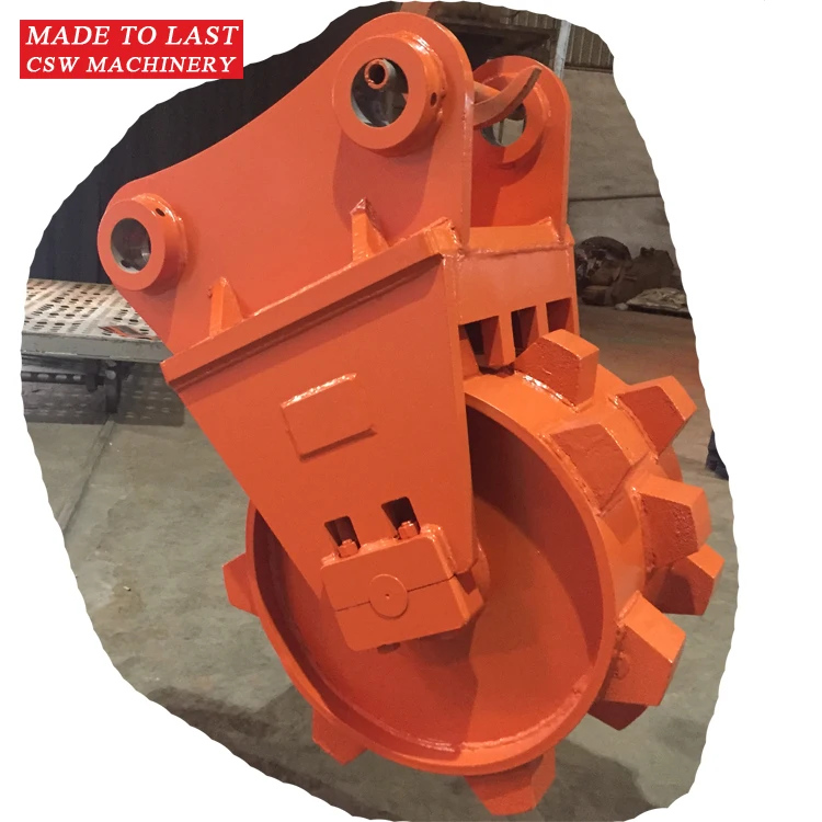 Excavator Compaction Wheel for Hitachi EX330 ZX350 Fit 27 - 35 Ton Machine Popular Project Compactor Wheel for Excavators