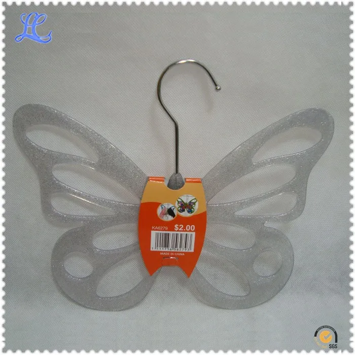 Пластиковые бабочка форма прозрачный шарф вешалка